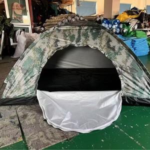Double Camouflage Camping <b>Tent</b> 1-4 Person Single Layer Portable Outdoor Use Spring Autumn Waterproof 1000mm - Product Image 2