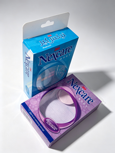 Boîte d'emballage personnalisée pour éponge de bain avec logo — Boîte de gros pour éponges de bain et éponges de maquillage, emballage de présentation en plastique transparent - Product Image 3