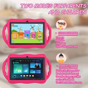 แท็บเล็ตสำหรับเด็ก <span class=keywords><strong>bdf</strong></span> 7นิ้ว WiFi 3GB + 32GB แอนดรอยด์13.0 Quad Core CPU พร้อมเคสซิลิโคนรูปยีราฟ - Product Image 6
