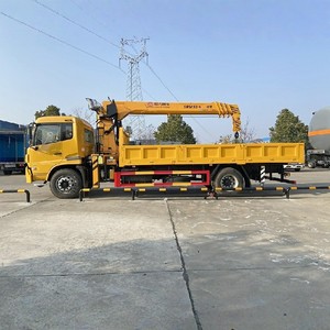 รถเครนติดตั้งบนรถบรรทุก Dongfeng 4x2 8 ตัน แบบยืดไสลด์ได้ พร้อมบูมไฮดรอลิก รถบรรทุกติดเครน ผู้ผลิตจากจีน - Product Image 2
