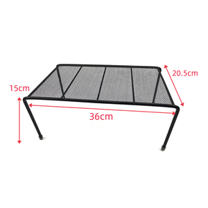 गर्म बिक्री ब्लैक एक्सपेंड कैबिनेट शेल्फ रसोई कवर के साथ लोहे के भंडारण रैक - Product Image 2