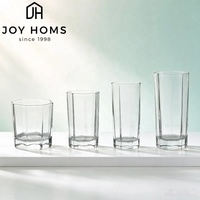 Verres à boire en verre trempé, hauts, pour jus glacé, soda, thé, café, lait, vente en gros pour fêtes, bars, hôtels