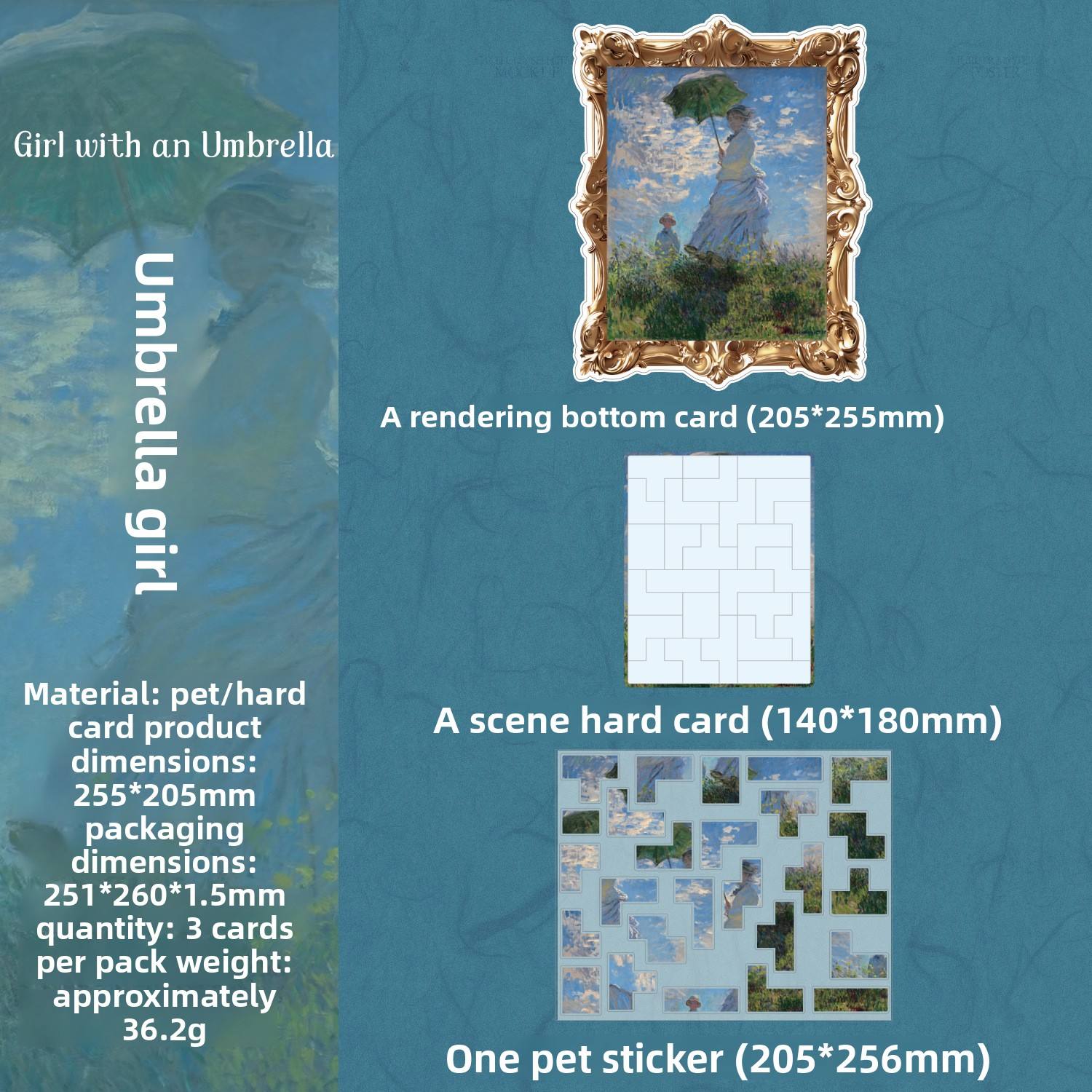 D Girl with a Parasol