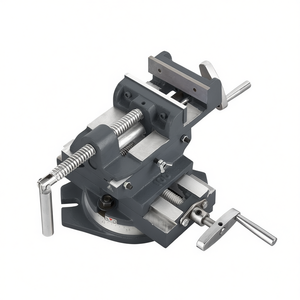 Tornillo de banco Fervi con base giratoria, mandíbula de 4 pulgadas de ancho, para trabajar metales y madera en banco de trabajo - Product Image 2