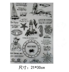 Thiết Kế Độc Đáo Con Dấu Silicone Trong Suốt Biểu Tượng Retro Nhật Ký Văn Phòng Tem Rõ Ràng DIY Album Ảnh Thẻ Tay Trang Trí Tài Khoản - Product Image 6