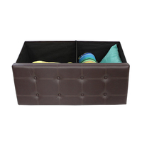 Wohnzimmer Sofas PU Material Faltbare Lagerung Ottoman Puff Ottoman Hot Selling Couch tisch Ottoman