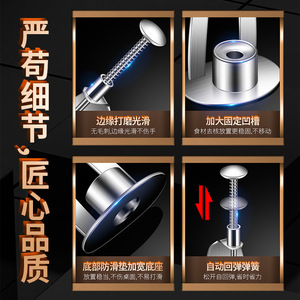 เครื่องมือแยกเมล็ดพุทราสแตนเลส 304 สำหรับใช้ในครัวเรือน แยกเมล็ดเชอร์รี่และฮอว์ธอร์น แบบกดบนโต๊ะ ใช้งานง่าย ทำความสะอาดสะดวก - Product Image 4