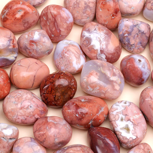 Cristales Curativos Naturales al por Mayor, Piedras Rodadas de <span class=keywords><strong>Cereza</strong></span> Rosa para Decoración con Cristales - Product Image 3