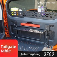Jetour G700 2022 Aluminium Klappbarer Tischständer für Heckklappe Wandmontierter Tragbarer Outdoor-Camping-Gebrauch