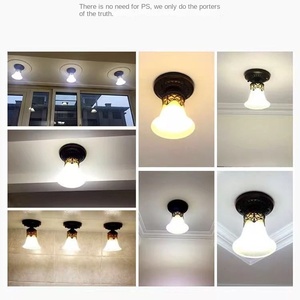 Plafonnier LED de luxe nordique moderne pour bureau à domicile, étude simple et créative et éclairage de salon pour la chambre principale - Product Image 5