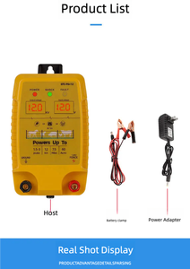 Controlador de Cercas Eléctricas de Baja Impedancia (1.5-3 Joules) para Ovejas, Ganado, Caballos y Aves de Corral, Alcance de 12KM, Modelo P8, para Cría de Animales y Producción de Carne - Product Image 5