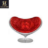 Mobilier nordique Designer lumière luxe coeur chaise paresseux hémisphère chaise salon créatif loisirs chaise pour Villa