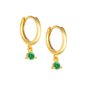 Cadeau de la Saint-Valentin, bijoux de luxe plaqués or 18 carats, magnifiques boucles d'oreilles en forme de goutte d'eau - Product Image 4