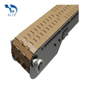 Trasportatore a Catena con Superficie a Doghe in Plastica per Linee di Produzione di Alimenti, Bevande e Imballaggi - Product Image 1