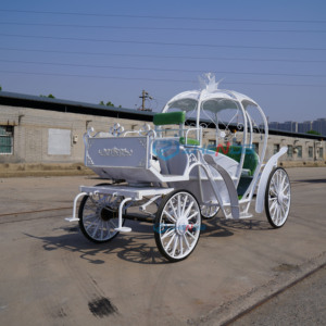 Chariot de Cendrillon de haute qualité à vendre/chariot de citrouille personnalisé de <span class=keywords><strong>mariage</strong></span>/chariot de transport spécial - Product Image 4