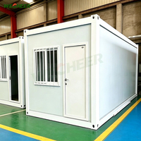 Maisons modulaires contemporaines Wecheer, maisons préfabriquées extensibles pour maison de campement, logement temporaire, maisons conteneurs pliables