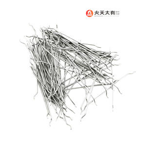 ألياف من الفولاذ الكربوني المطلي أسلاك فولاذية متينة مدمّرة بنهاية الشد لبناء الجدران والجسور المعمارية - Product Image 6