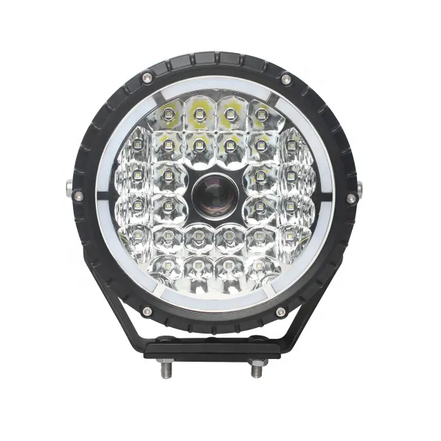 Lazer araç aydınlatma sistemi, yardımcı ışık 7 inç yuvarlak lazer DRL Offroad sürüş LightsWork ışıkları Jeep kamyon araba için