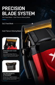 IPRO S8169 - Cortadora de Pelo Profesional para Uso Doméstico <span class=keywords><strong>y</strong></span> en Salón de Belleza, con Motor sin Escobillas de Alta Potencia de 8000 RPM, Funciona con Batería - Product Image 3