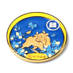 Werbe-Souvenirs Gedenkmünzen aus Metall können doppelseitig bedruckte Goldmünzen angepasst werden - Product Image 6