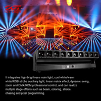 Barre de lumière mobile à points LED RGBW 10x60W Rattlesnake Dotline, faisceau de pixels DMX, éclairage de scène pour DJ, club, concert, mariage