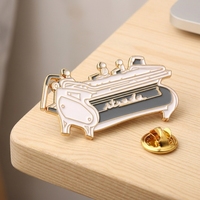 Broche vintage en émail en gros, OEM ODM, motif personnalisé, alliage de zinc, émail dur doré, épingle de revers, broche décorative cadeau