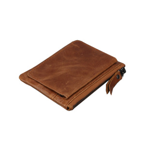Borsa di alta qualità in pelle <span class=keywords><strong>con</strong></span> cerniera 2 cerniere <span class=keywords><strong>portamonete</strong></span> <span class=keywords><strong>portamonete</strong></span> <span class=keywords><strong>con</strong></span> slot per carte Organizer cambio monete per uomo <span class=keywords><strong>donna</strong></span> - Product Image 4