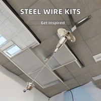 Kits standard de câble de suspension de plafond de fil d'acier inoxydable d'AISI