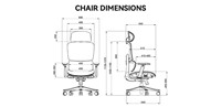 Chaise de bureau ergonomique au design contemporain avec appui-tête réglable, chaise de bureau confortable, excellentes caractéristiques, nouveau style de design