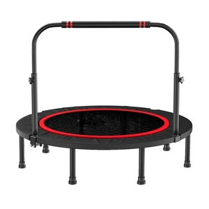 Tempat tidur pantul 36 inci bundar anak-anak Bungee Rebounder dengan pegangan busa dapat diatur - Product Image 1