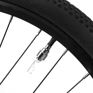 글로우 스틱 타입 핫 휠 밸브 코어 밸브 램프 진동 자전거 램프 자전거 액세서리 산악 자전거 장비