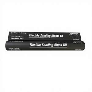 Kit di Blocchi Abrasivi in EVA Neri <span class=keywords><strong>per</strong></span> Carteggiatura a Umido o a Secco, <span class=keywords><strong>per</strong></span> <span class=keywords><strong>Carrozzeria</strong></span> Auto, Lavorazione del Legno, Settore Automobilistico, Ecologico - Product Image 1