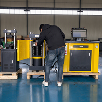 Machine d'essai de compression du béton servo-hydraulique 2000 kN, testeur de résistance à la flexion des cubes et des poutres, conforme aux normes ASTM EN ISO
