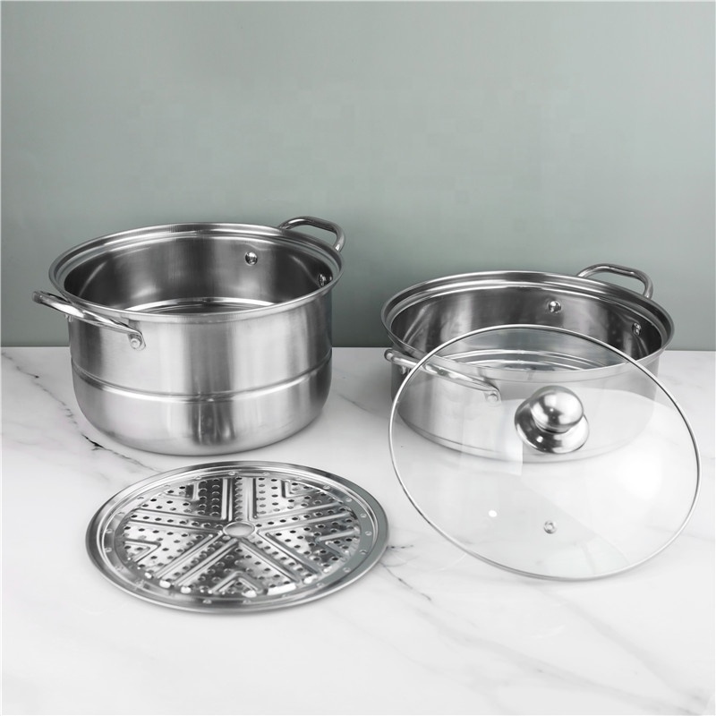 Restaurants Two Layer Stainless Steel Soup