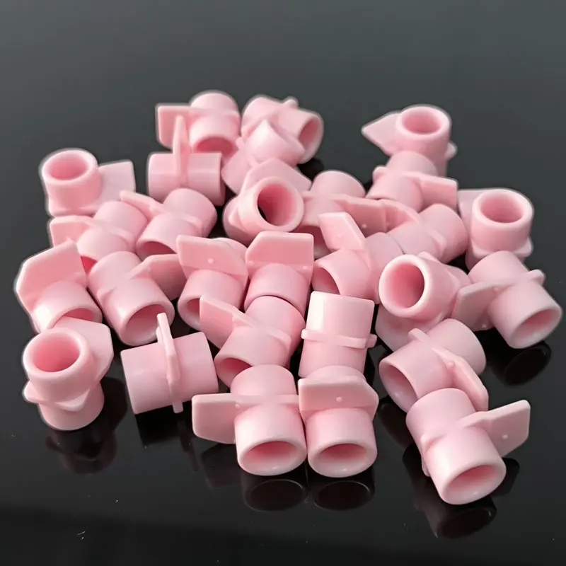 High-Quality Pink 95% Alumina Oxide Ceramic Parts Ceramic Spindle Accessories for Textile Machinery