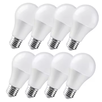 Ampoule LED B22 E27 9W AC 6500K PC pour maison, chambre, cuisine, salon, bureau