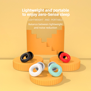 Tapones para los oídos para dormir Cancelación de ruido Protección auditiva reutilizable 28dB para conciertos, fiesta <span class=keywords><strong>8</strong></span> pares de puntas para los oídos en XS/S/M/L - Product Image 2