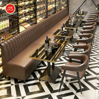 Mobilier de café à usage commercial personnalisé, banquettes de restaurant, sièges pour restauration rapide, tables et chaises de restaurant chinoises vintage bon marché