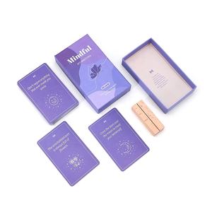 Hicreate 60-Card <span class=keywords><strong>de</strong></span> doble cara <span class=keywords><strong>de</strong></span> autocuidado Afirmación y baraja <span class=keywords><strong>de</strong></span> póquer 350gsm Naipes educativos <span class=keywords><strong>de</strong></span> papel - Product Image 3