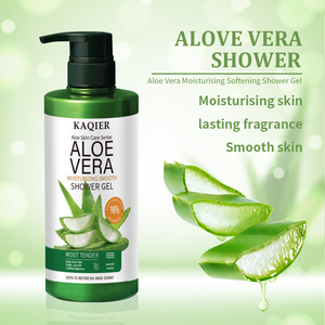 Best-seller 500ml <span class=keywords><strong>Gel</strong></span> <span class=keywords><strong>douche</strong></span> bio à l'aloe vera pour <span class=keywords><strong>femme</strong></span> Crème nettoyante naturelle nourrissante et rafraîchissante pour le corps Bulle blanchissante pour - Product Image 2