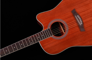 <span class=keywords><strong>Guitare</strong></span> acoustique Caeser X-415C à corps en sapele stratifié de 41 pouces, finition brillante, pour débutants - Product Image 2