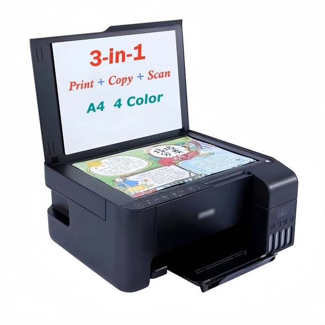 100% Brand New EcoTank L3256 A4 Printer With Wi-Fi All-in-One Ink Tank Printer 4 Color Inkjet All-in-One Printer with Wi-Fi