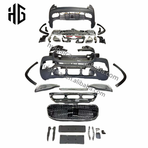 Pour 2020-2022 <span class=keywords><strong>Mercedes</strong></span> GLS450 X167 /W167 modifié pour GLS May-bach 480 600 <span class=keywords><strong>680</strong></span> Style voiture avant pare-chocs arrière Grille Kit de carrosserie - Product Image 6