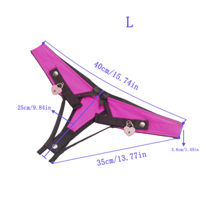 Cinturón <span class=keywords><strong>de</strong></span> <span class=keywords><strong>Castidad</strong></span> y Arnés <span class=keywords><strong>de</strong></span> Tres Vías con Bloqueo CB |   Braguitas Anti-Caída para Travestis y Crossdressers |   Ropa Interior con Cierre Seguro - Product Image 4