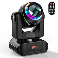 Projecteur de scène LED RGBW 120W avec Gobo, 8 couleurs, effets lumineux pour mariage, discothèque, DJ, fête, KTV, bar, lampe à tête mobile télécommandée