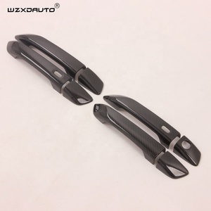 Accessoires extérieurs en fibre de carbone WZXD RHD, couvre-poignées de porte, autocollants de voiture 2020 pour DMAX - Product Image 6