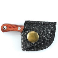 Couteaux de poche en fer à lame tranchante pour les fêtes, cadeau, défense personnelle, mini couteau à fruits, petit couteau de cuisine avec étui