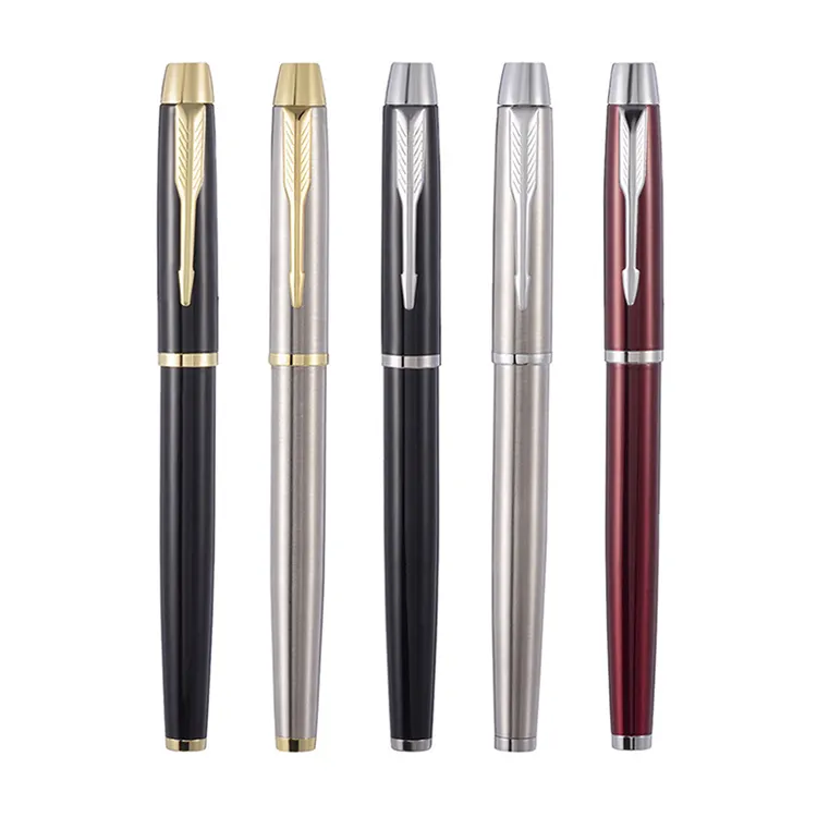 Luxury Design Custom Personalized Stainless Steel Pen Business Gift Park Metal Roller Pen