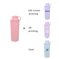 Gobelet de gymnastique en acier inoxydable de haute qualité bouteille d'eau isolée sous vide tasse Thermos avec poignée pour cadeaux d'affaires nouveau couvercle Design