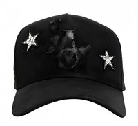 Casquette de baseball vintage 100% originale Fashion Gorras 31, ensemble complet Mago Black G5 en daim velours à motif feuille, pour l'extérieur X Benavides